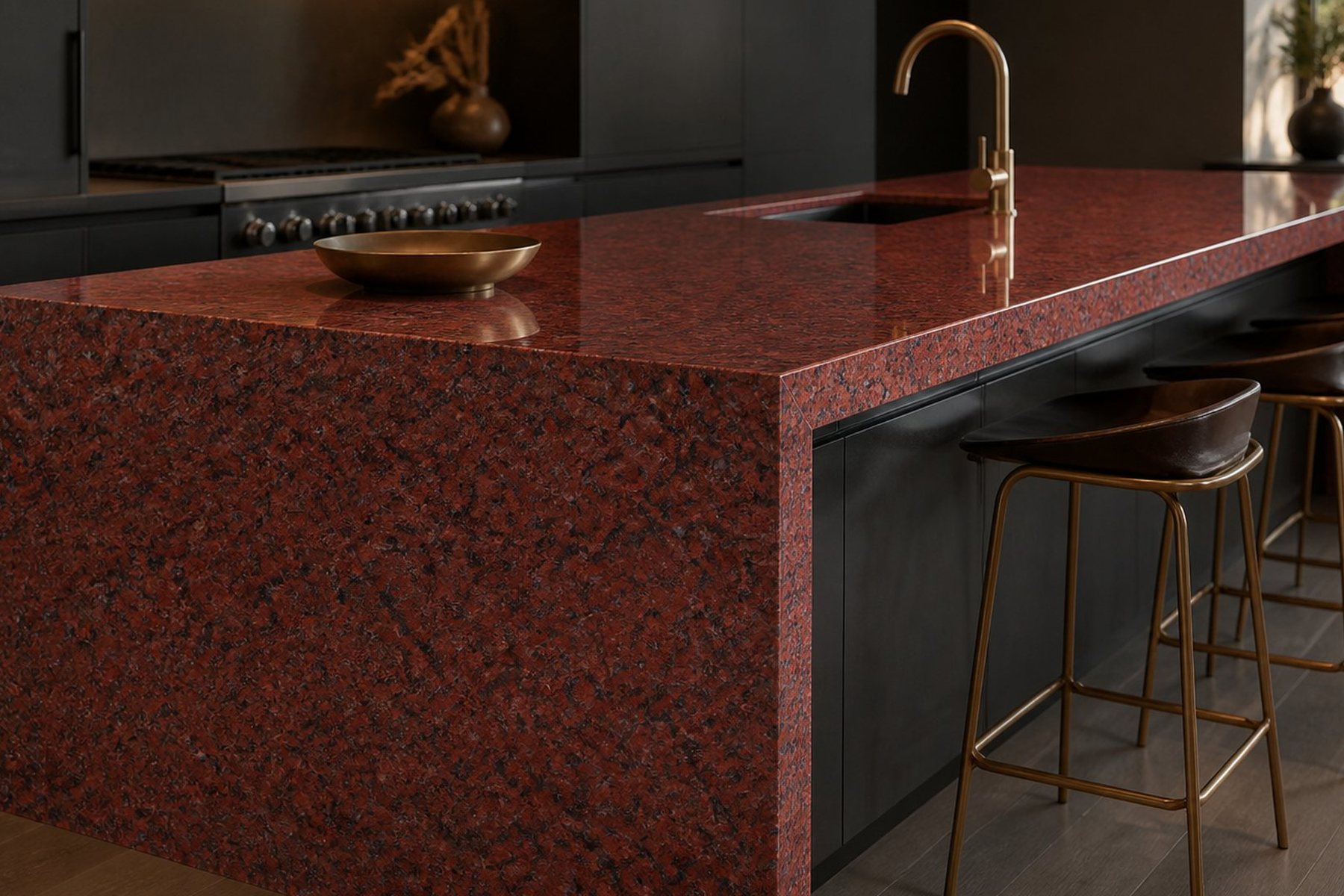 New Imperial Red slab