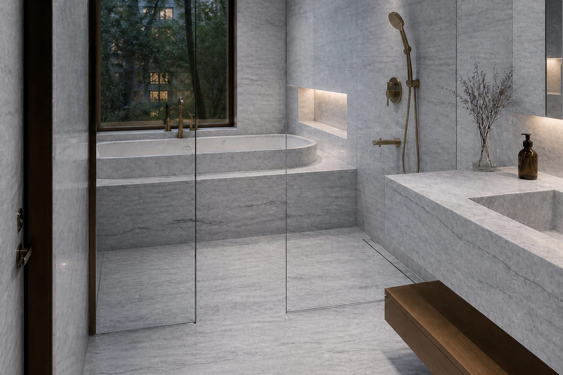 Silver Gray slab