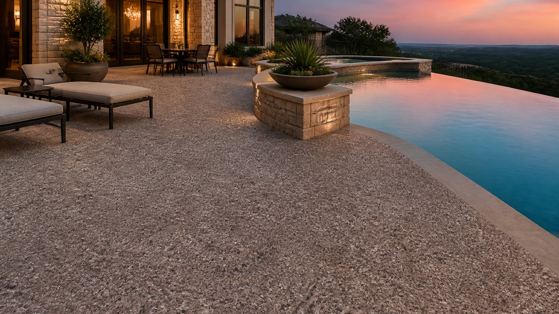 Crema Imperial in Outdoor living