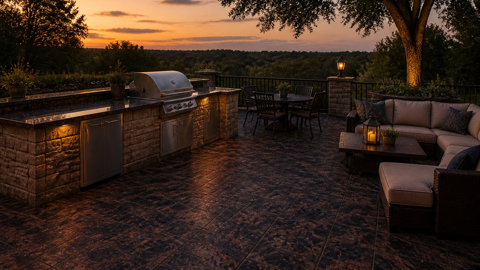 Tan Brown in Outdoor living